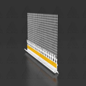 ED B05F / Papildus lāsenis ar sietu metāla cokola profilam (pašlīmējošs) 5 mm