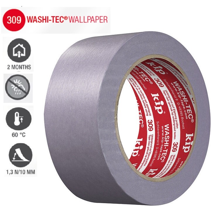 309 / WASHI-TEC® WALLPAPER līmlente
