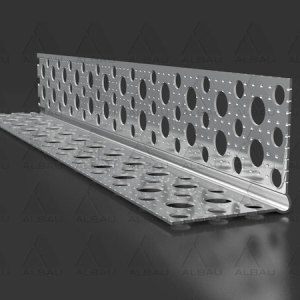 7. Stūra profils ģipškartonam EXTRA, perforēts un punktots