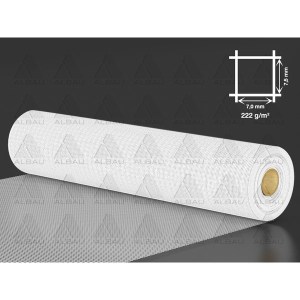 222 g, 50 m2, 7 x 7, Stikla šķiedras armēšanas siets