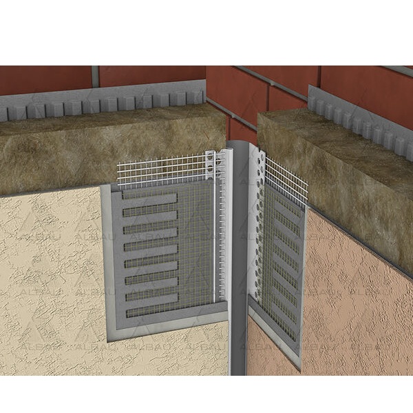 EM V40 / Amortizācijas šuvju profils stūrim