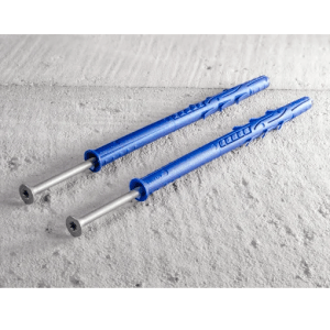 R-FF1 neilona rāmja stiprinājums ar iegremdējamām skrūvēm, cinkots