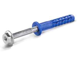 R-FFS-K Rāmja stiprinājums ar īsāko enkurošanas zonu un sešstūra galviņu - cinkots